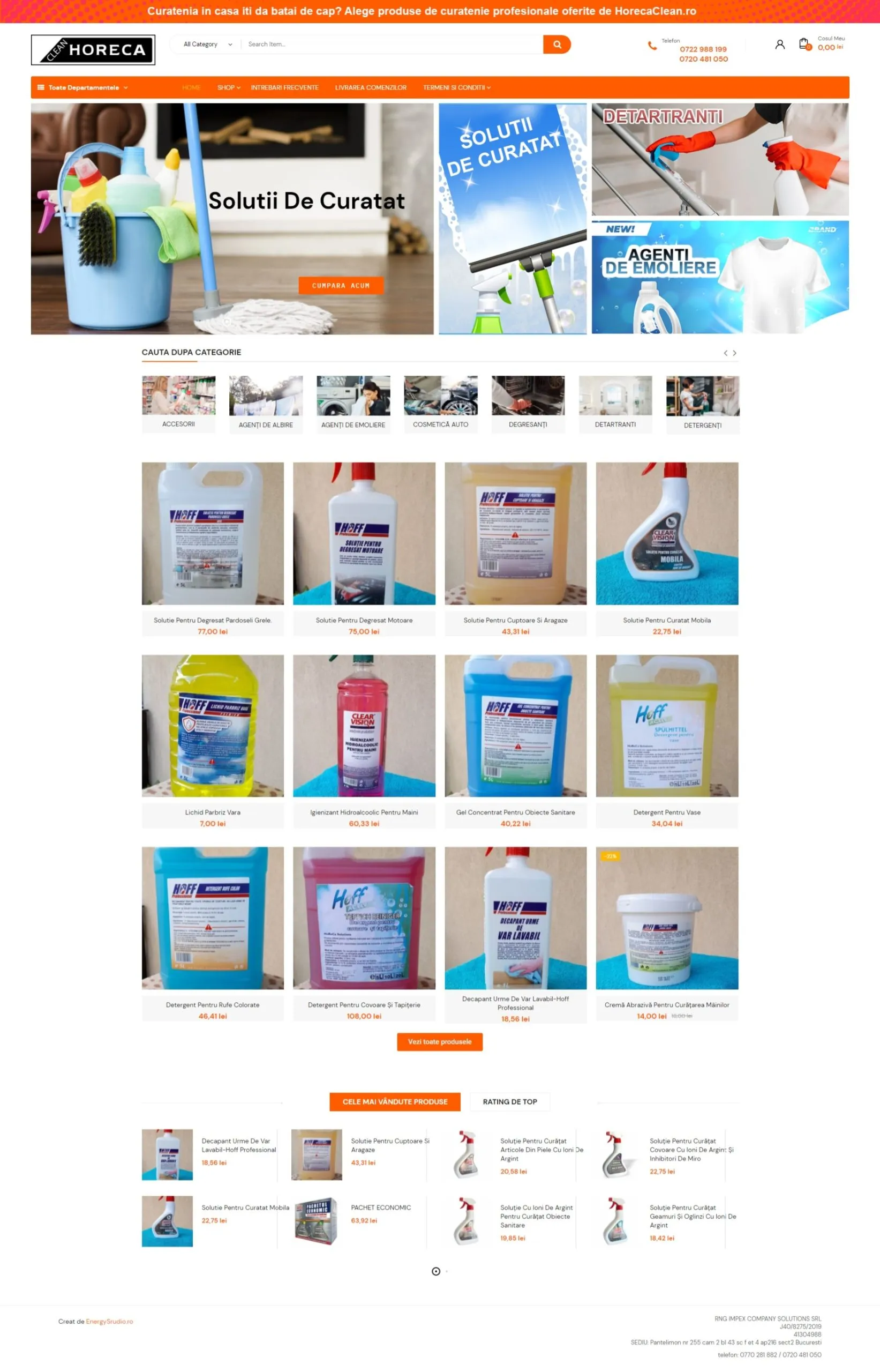 Web Capture Horecaclean - imagine de calitate 1643x2560px  energystudio.ro
