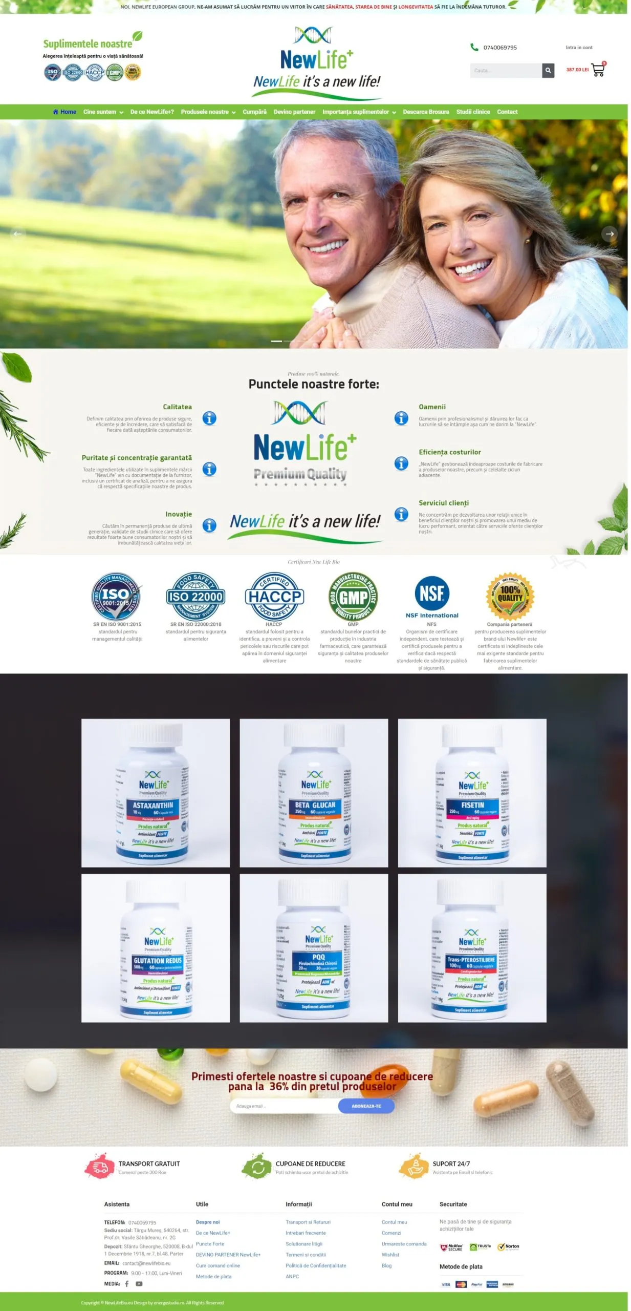 Web Capture Newlifebio - imagine de calitate 1233x2560px  energystudio.ro